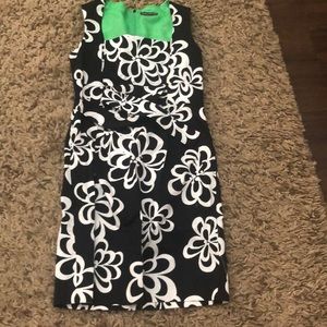 Black and white summer dress